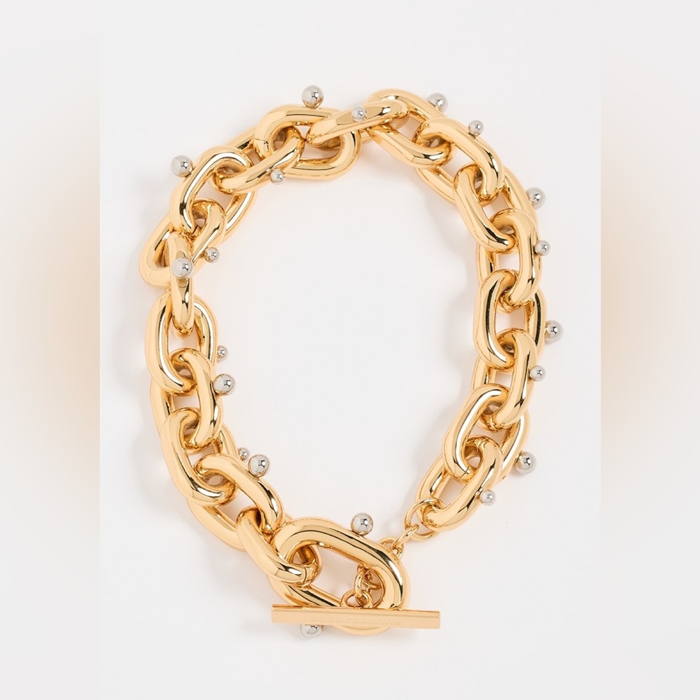 Paco Rabanne xl link gold / silver necklace brand new.